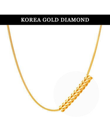 [한국금다이아몬드] 순금 목걸이 24k 금 여자 체인 줄 7.5g
