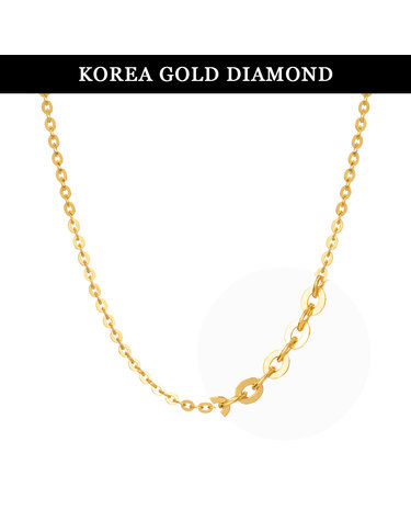 [한국금다이아몬드] 순금 목걸이 24k 금 여자 모줄 체인 3.75g