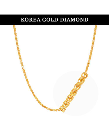 [한국금다이아몬드] 순금 목걸이 24k 로프 체인 11.25g