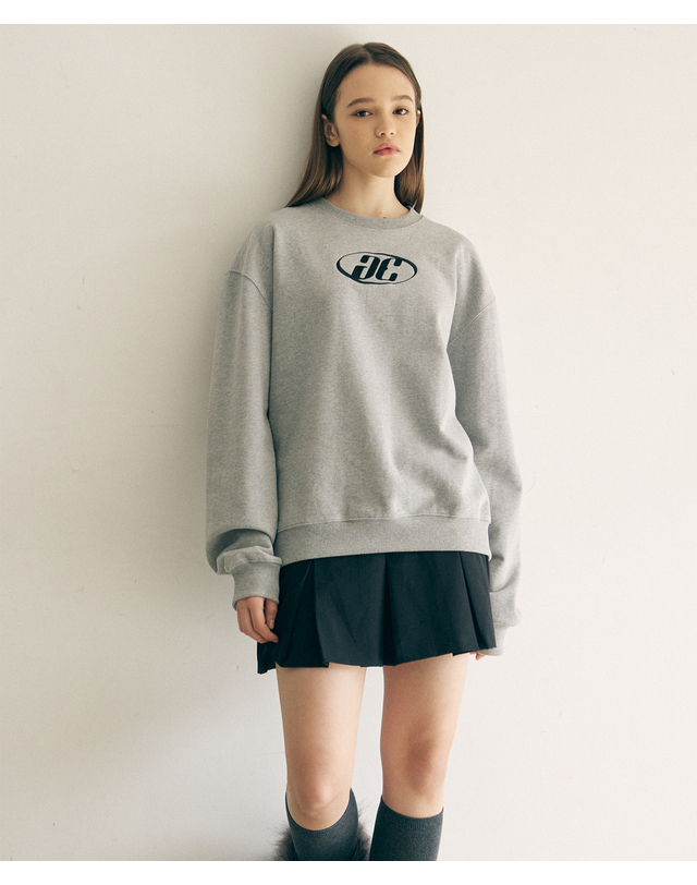 아트스피크하우스 AE LOGO SWEAT SHIRT_GRAY 그레이 착용컷