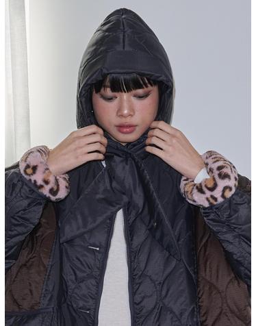 Quilted Padding Balaclava_Charcoal