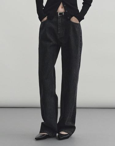[Premium] 스트레이트 AMC 데님진 블랙 MDPT056BLACK