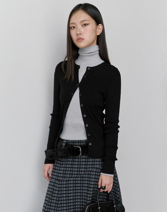 몽돌 [11/13 예약배송] 소프트 퍼 벨트 블랙 MDAC068BLACK 착용컷