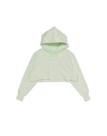 여성 마크엠 베이직 로고 풀오버 크롭 후디(MIIBA8653)