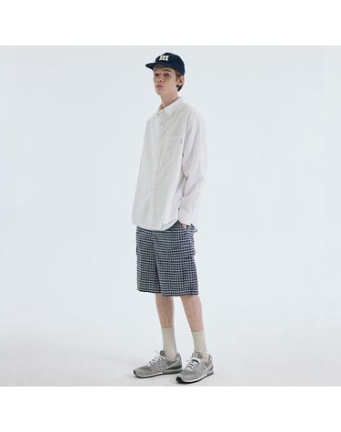 체크 카고 숏츠 (MIFAC4533)