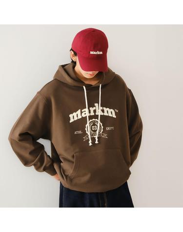 MARKM 칼리지 로고 그래픽 후디 (MJIBI8606)
