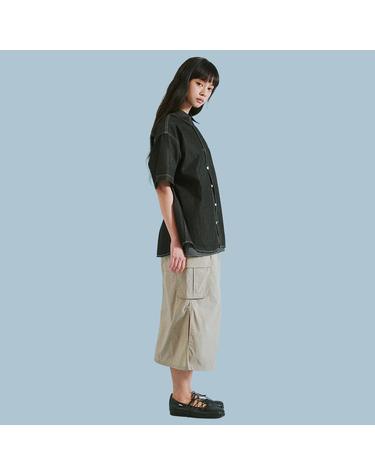 스트레치 카고 롱스커트 (MKSAC2352)