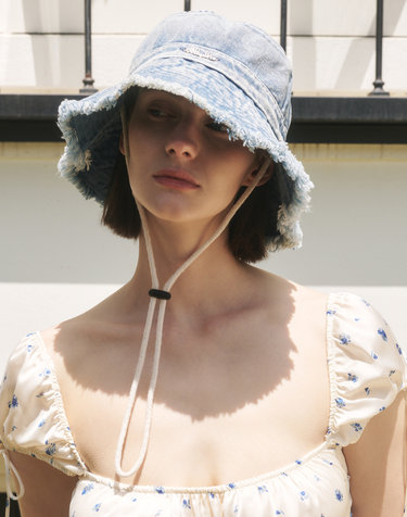 Denim Bleaching Safari Hat (3 Colors)
