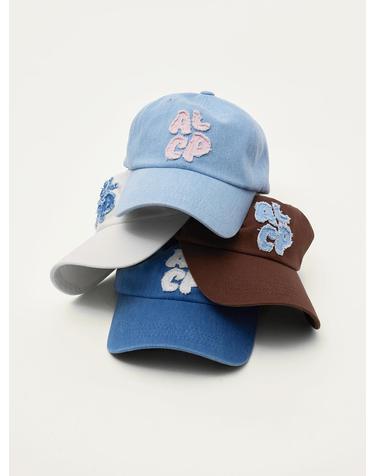 [뉴컬러 오픈] ALCP Applique Washed Ball Cap (4 Colors)