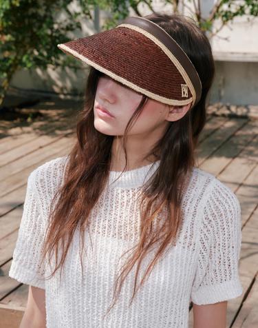 Diana Raphia Sun Visor (2 Colors)