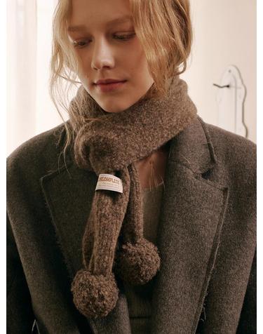 Marble Knit Mini Muffler (6 Colors)