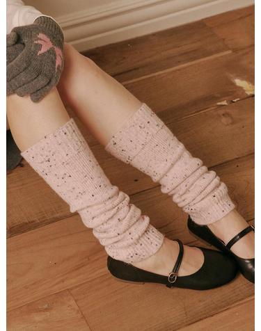 Dot Knit Leg Warmer (2 Colors)