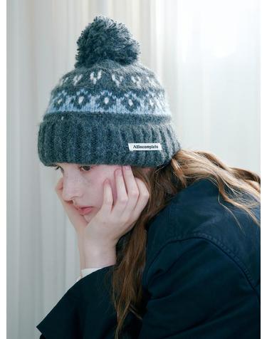Heart Diamond Bell Beanie (2 Colors)