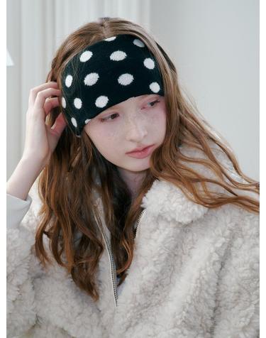 Dot Pattern Hairband (2 Colors)