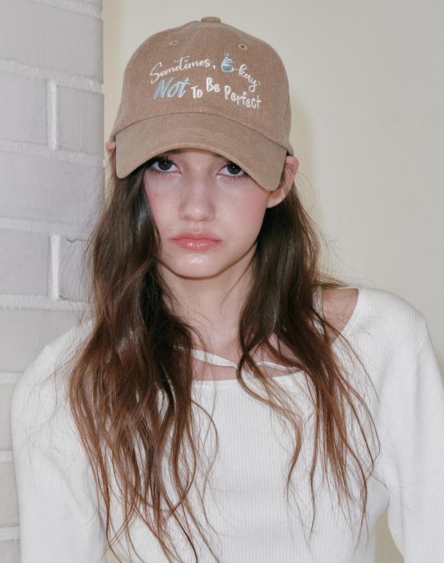 올인컴플리트 Sometimes Okay Ball Cap (6 Colors) 착용컷