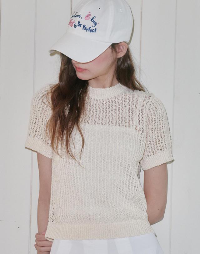 올인컴플리트 Melly Knit Top (3 Colors) 착용컷