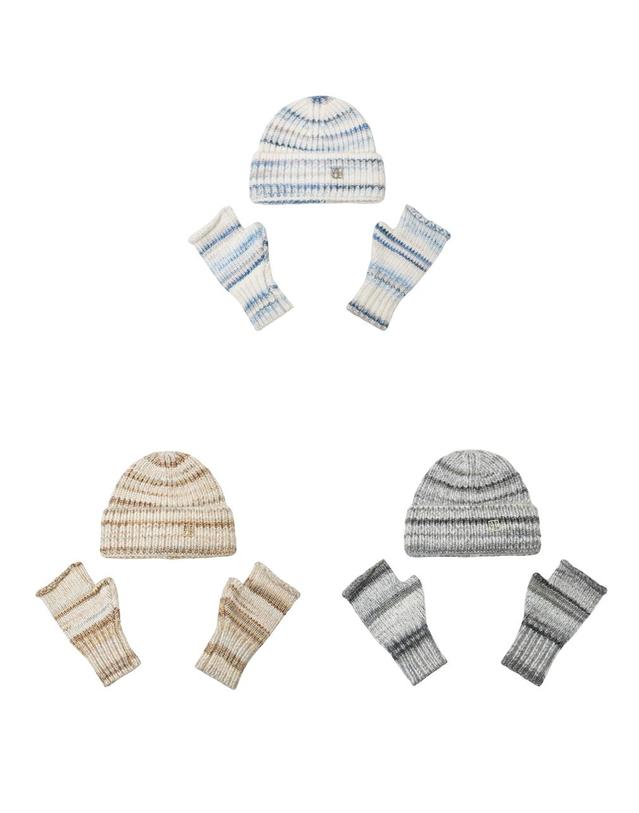 올인컴플리트 Journey Of Sky Beanie & Warmer Set (3 Colors) 착용컷