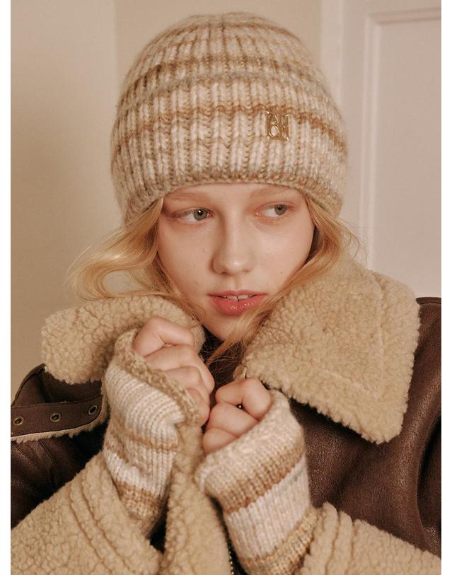 올인컴플리트 Journey Of Sky Beanie & Warmer Set (3 Colors) 착용컷