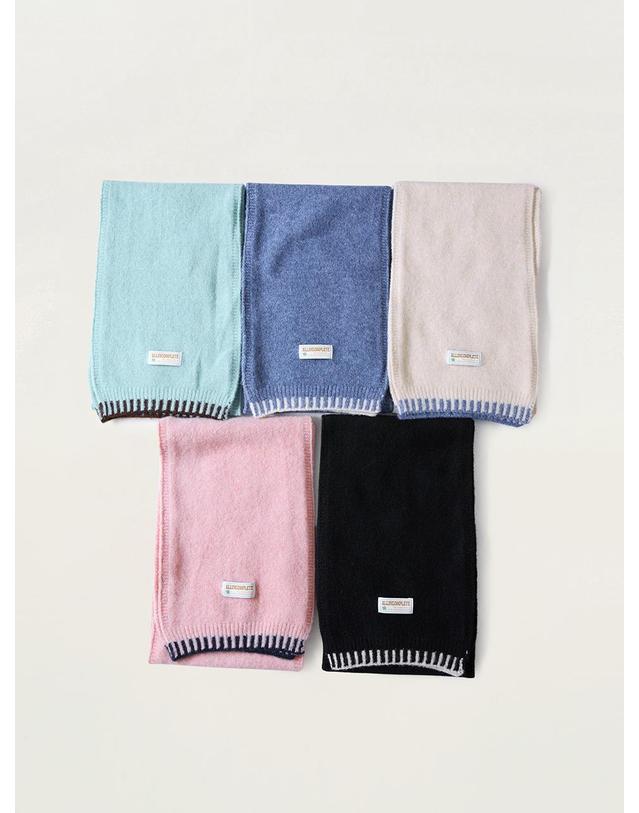 올인컴플리트 Piano Knit Muffler (5 Colors) 착용컷