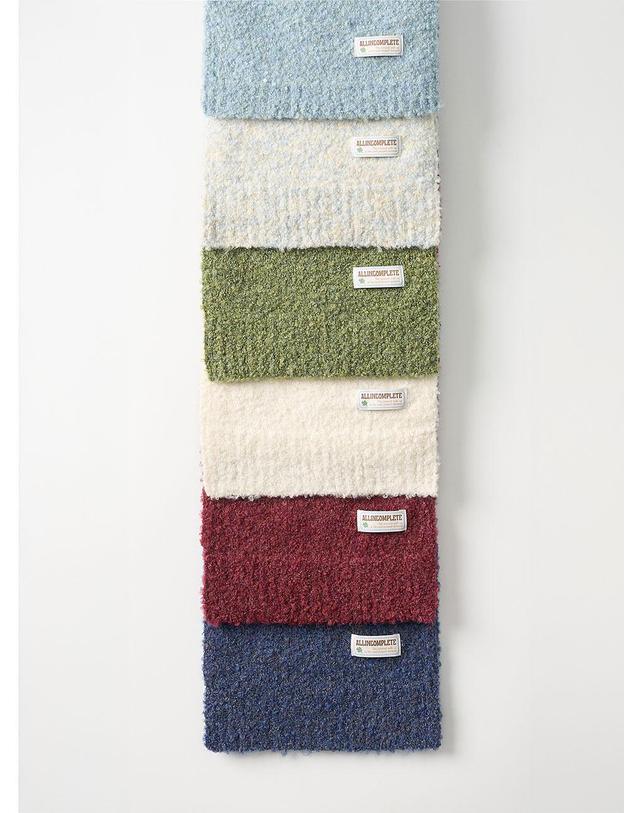 올인컴플리트 Bubble Boucle Knit Muffler (6 Colors) 착용컷