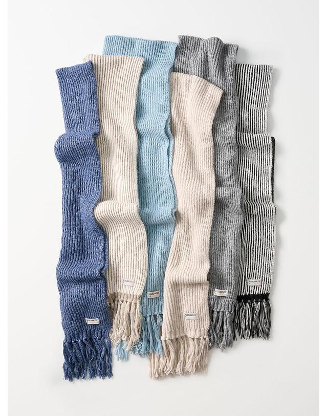 올인컴플리트 Rain Tassel Knit Muffler (6 Colors) 착용컷