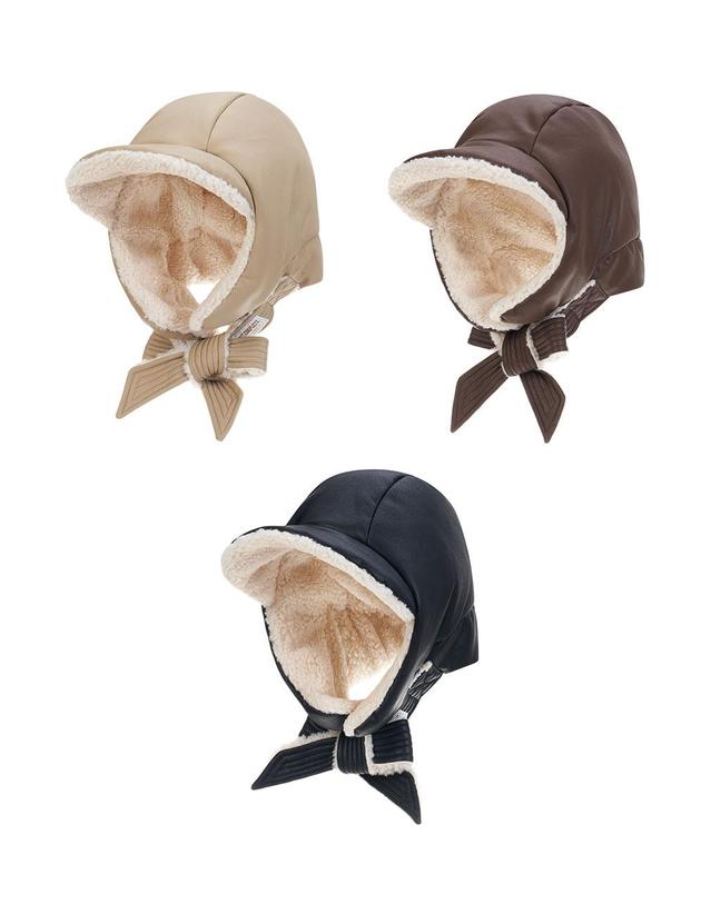 올인컴플리트 Leather Poddle Padding Balaclava (3 Colors) 착용컷