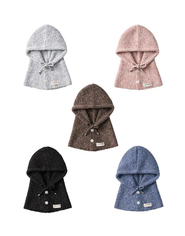 올인컴플리트 Family Sprinkle Boucle Balaclava_Adult (5 Colors) 착용컷