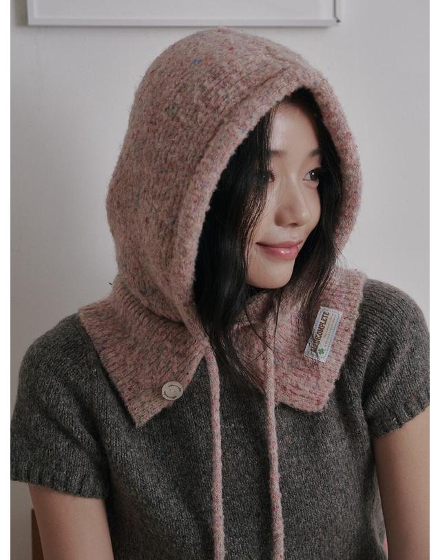 올인컴플리트 Family Sprinkle Boucle Balaclava_Adult (5 Colors) 착용컷