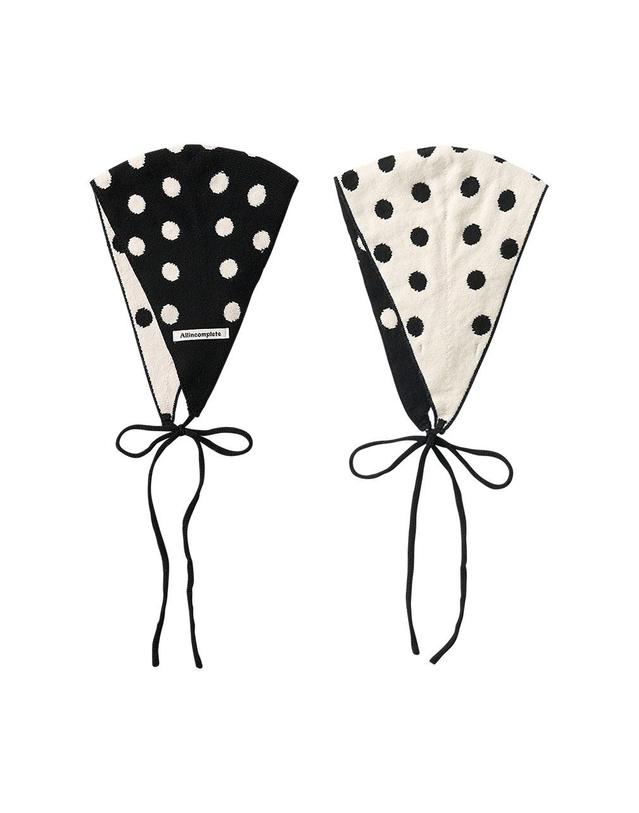 올인컴플리트 Dot Pattern Earmuffs 착용컷
