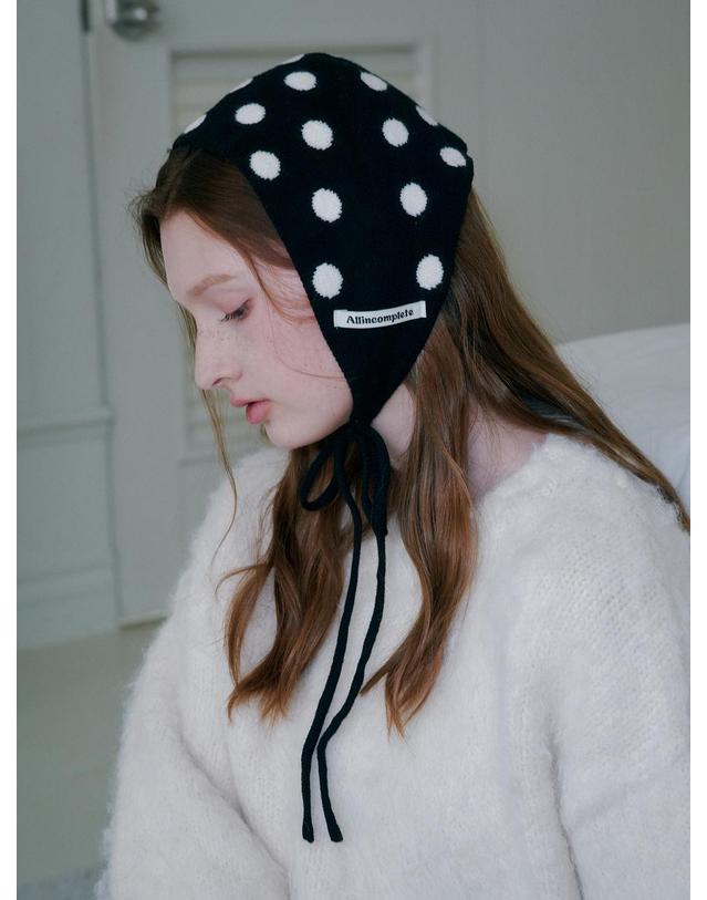 올인컴플리트 Dot Pattern Earmuffs 착용컷