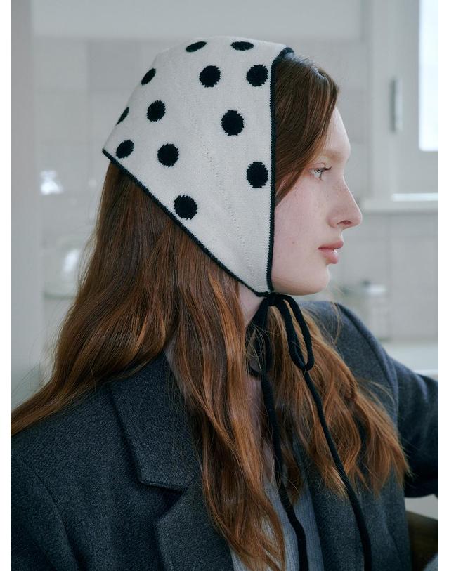 올인컴플리트 Dot Pattern Earmuffs 착용컷