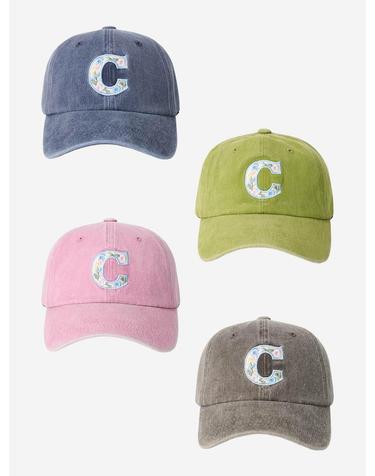 Flower C Washing Ball Cap (4 Colors)
