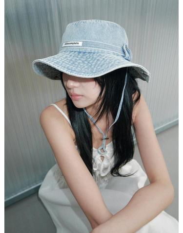 Belt Denim Washed Safari Hat (3 Colors)
