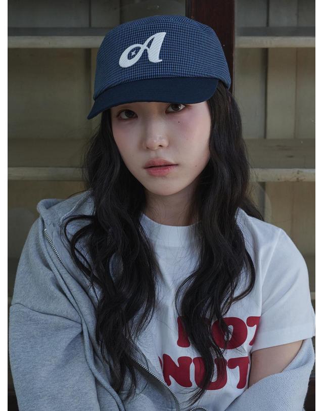 올인컴플리트 Two Tone Houndstooth Pillbox Cap (2 Colors) 착용컷