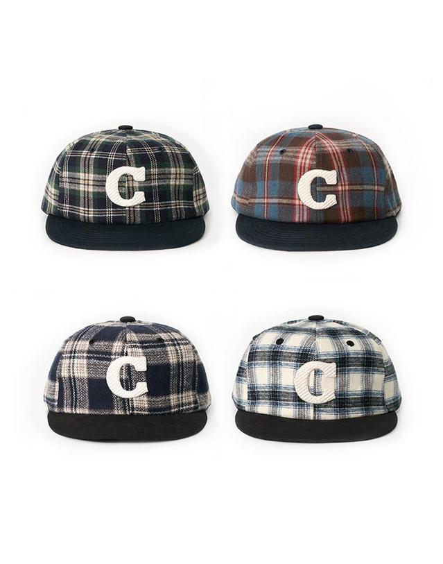 올인컴플리트 C Logo Check Cap (4 Colors) 착용컷