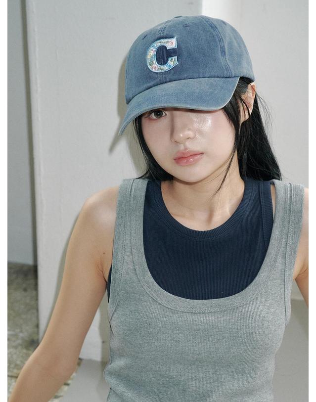 올인컴플리트 Flower C Washing Ball Cap (4 Colors) 착용컷