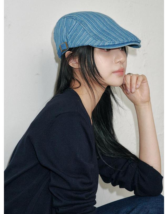 올인컴플리트 Stitch Stripe Hunting Cap (2 Colors) 착용컷