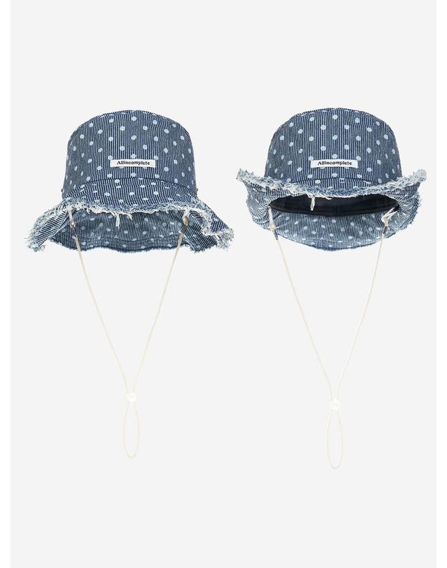 올인컴플리트 Dot Stripe Denim Safari Hat 착용컷