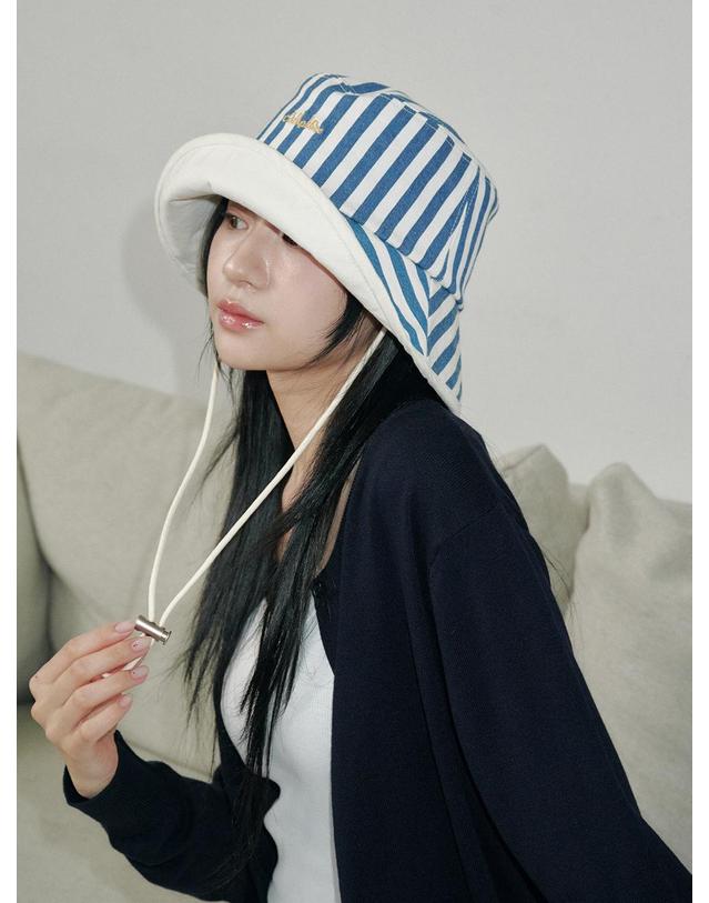 올인컴플리트 Stripe Denim Safari Hat 착용컷
