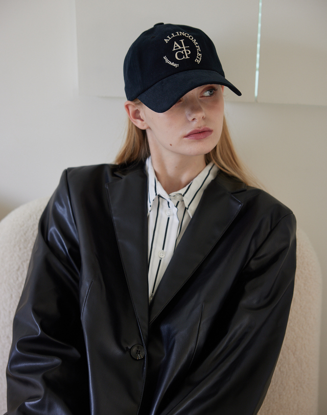 올인컴플리트 Round Logo Ball Cap (10 Colors) 착용컷