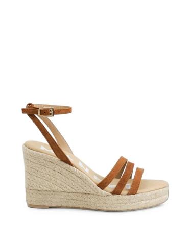 [해외직구] 26 FW 마네비 suede wedge espadrilles W34WYALMOND TP459256011