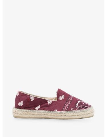 [해외직구] 26 FW 마네비 페이즐리 프린트 에스파드리유 X12N0BURGUNDY TP455464746