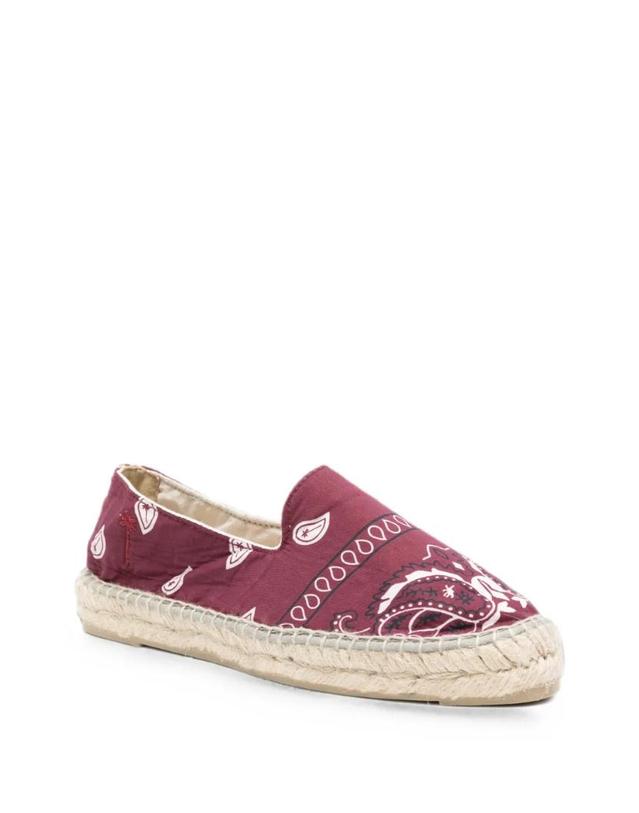 마네비 [해외직구] 26 FW 마네비 페이즐리 프린트 에스파드리유 X12N0BURGUNDY TP455464746 착용컷