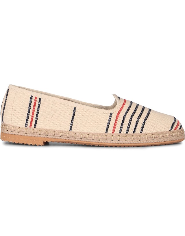 마네비 [해외직구] 25SS 마네비 Portofino 캔버스 에스파드리유 H32VFNAVYBLUERED TP572931074 착용컷