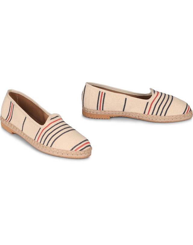 마네비 [해외직구] 25SS 마네비 Portofino 캔버스 에스파드리유 H32VFNAVYBLUERED TP572931074 착용컷