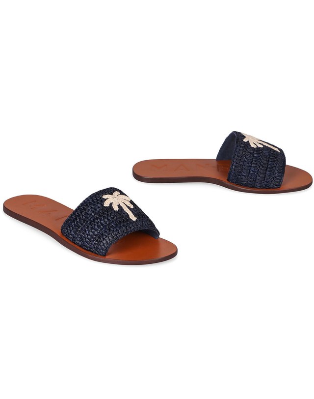 마네비 [해외직구] 25SS 마네비 플랫 샌들 Q53Y0NATURALPALM TP576510657 착용컷