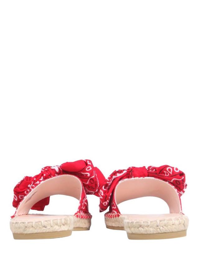 마네비 [해외직구] 21SS 마네비 로우 샌들 WITH 반다나 보우 F94J0반다나RED TP572905347 착용컷