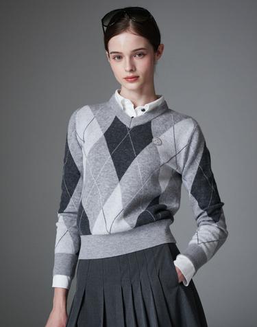Argyle pull over 아가일 긴팔 풀오버