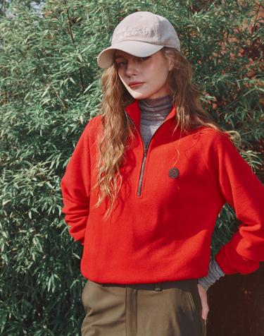 [Re-order] Fleece half zip up 플리스 하프 집업