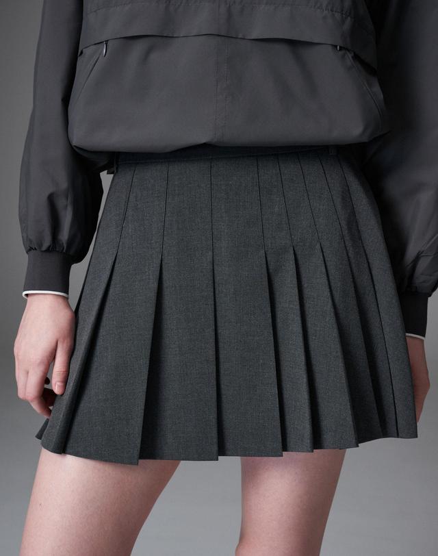 크림골프 Grey pleats skirt 그레이 플리츠 스커트 착용컷